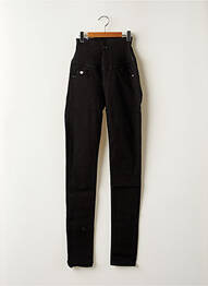 Jeans coupe slim slim taille haute noir SALSA femme