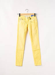 Pantalon slim taille basse taille basse jaune FREEMAN T.PORTER femme