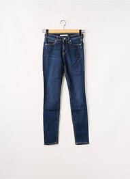 Jeans coupe slim stretch taille normale bleu CALVIN KLEIN femme