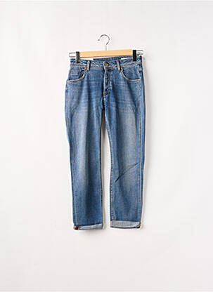 Jeans coupe droite stretch taille normale bleu REIKO femme