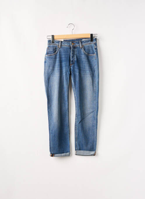 Jeans coupe droite stretch taille normale bleu REIKO femme