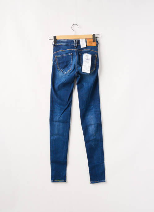 Jeans coupe slim bleu LE TEMPS DES CERISES pour femme