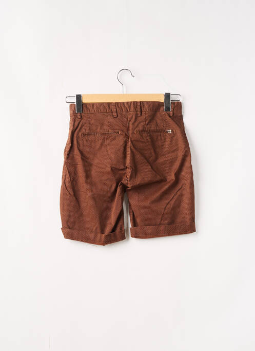 Short marron RECYCLED ART WORLD pour homme