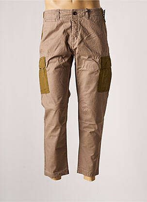Pantalon cargo taille ajustable taille normale marron SCOTCH & SODA homme