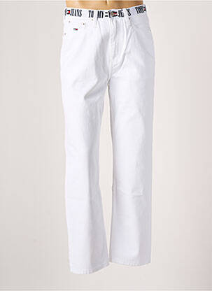 Jeans coupe droite blanc TOMMY HILFIGER pour homme