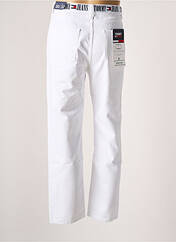 Jeans coupe droite blanc TOMMY HILFIGER pour homme seconde vue