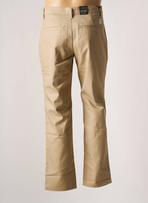 Pantalon droit marron ONLY&SONS pour homme