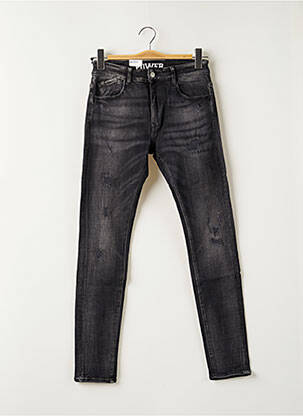 Jeans skinny noir LE TEMPS DES CERISES pour homme