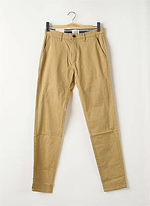 Pantalon chino stretch taille normale beige DSTREZZED homme