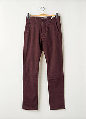 Pantalon chino stretch taille normale rouge DOCKERS homme