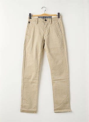 Pantalon chino stretch taille normale beige G STAR homme