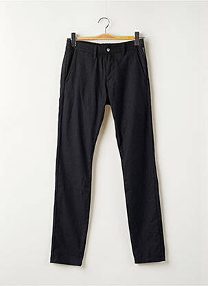 Pantalon chino stretch taille normale noir LE TEMPS DES CERISES homme