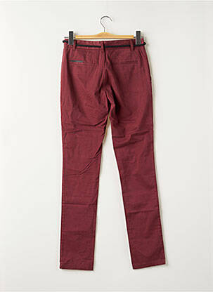 Pantalon chino stretch taille normale rouge ELEVEN PARIS homme