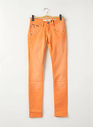 Pantalon slim orange FREEMAN T.PORTER pour femme