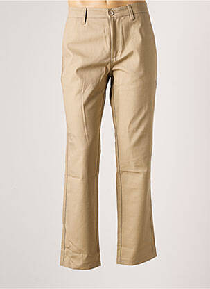 Pantalon droit taille normale taille normale beige ONLY&SONS homme