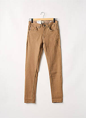 Pantalon slim stretch taille normale beige DSTREZZED homme