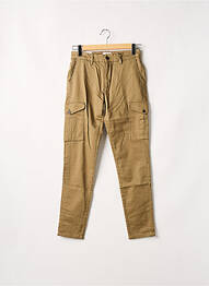 Pantalon cargo poches taille normale beige DSTREZZED homme