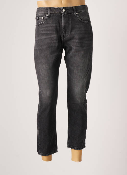 Jeans coupe droite sélection denim taille normale gris CALVIN KLEIN homme