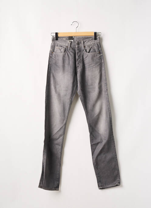 Jeans coupe slim fermeture boutonnée sur le devant taille normale gris G STAR homme