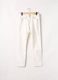 Jeans coupe slim slim taille normale blanc TOMMY HILFIGER homme