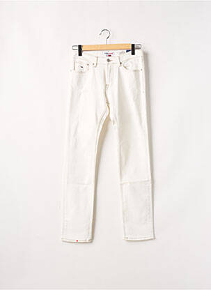 Jeans coupe slim slim taille normale blanc TOMMY HILFIGER homme