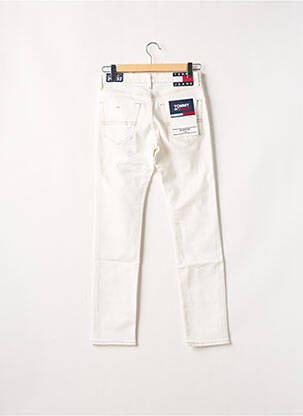 Jeans coupe slim slim taille normale blanc TOMMY HILFIGER homme