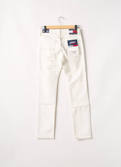 Jeans coupe slim blanc TOMMY HILFIGER pour homme