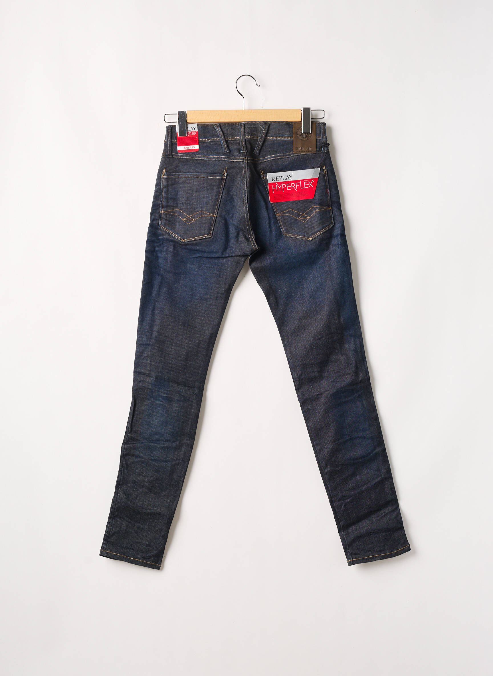 Replay Jeans Uomo Modello Waitom – Vestibilità Regolare Con Stretch – Denim Italiano Per Look Business Casual (5 Tasche)