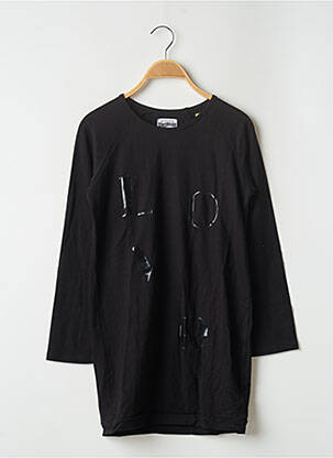 Robe courte manches longues manches longues noir CHILLAROUND fille