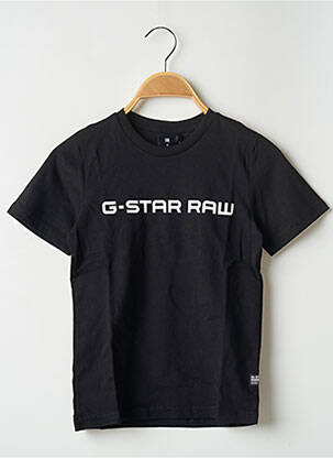 T-shirt tissage jersey manches courtes noir G STAR garçon
