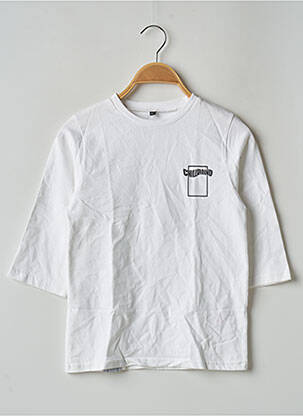 T-shirt blanc CHILLAROUND pour enfant