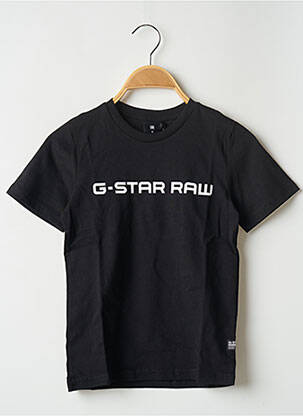 T-shirt noir G STAR pour garçon