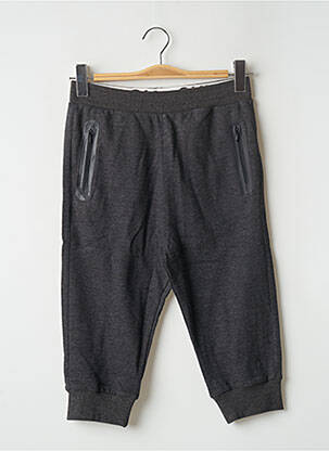 Pantacourt stretch taille élastique gris CHILLAROUND garçon