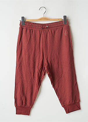 Pantacourt poches taille élastique rouge CHILLAROUND fille