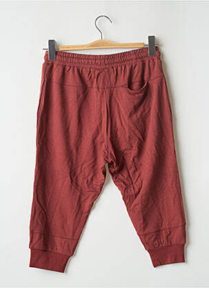 Pantacourt poches taille élastique rouge CHILLAROUND fille