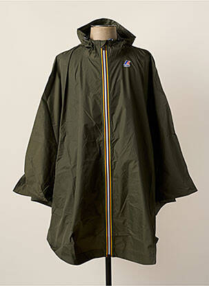 Poncho vert KWAY pour homme