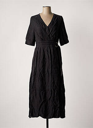 Robe longue noir THE KORNER pour femme