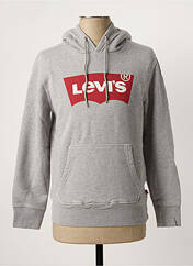 Sweat-shirt à capuche gris LEVIS pour homme seconde vue