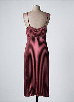 Robe mi-longue col rond fines bretelles rouge LPB LES PETITES BOMBES  femme