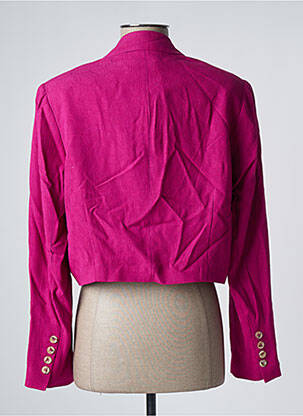Blazer finition intérieure doublée rose SEE U SOON femme