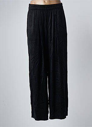 Pantalon large poches taille haute noir SEE U SOON femme