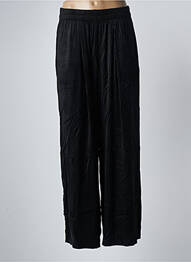 Pantalon large poches taille haute noir SEE U SOON femme