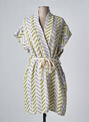 Veste kimono vert BISCOTE pour femme seconde vue