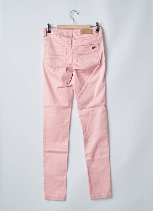 Pantalon slim stretch taille normale rose LPB femme