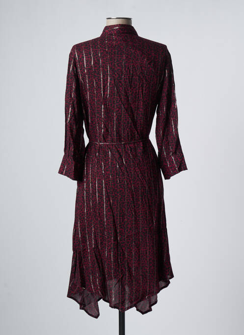 Robe mi-longue rouge LPB pour femme