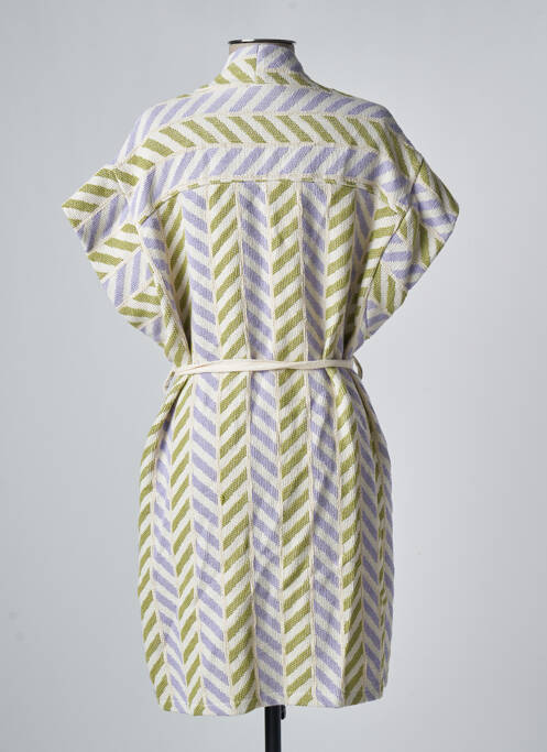 Veste kimono vert BISCOTE pour femme