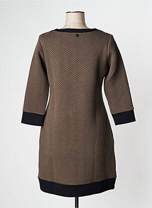Robe courte manches 3/4 manches 3/4 vert MADO ET LES AUTRES femme