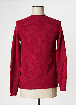 Gilet manches longues stretch rouge MD'M femme