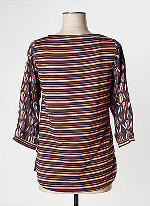 T-shirt manches 3/4 manches 3/4 marron MADO ET LES AUTRES femme