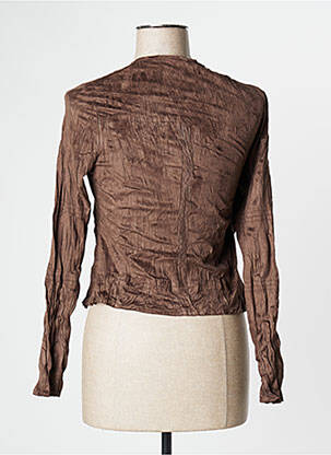 Veste casual coupe cintrée marron MADO ET LES AUTRES femme